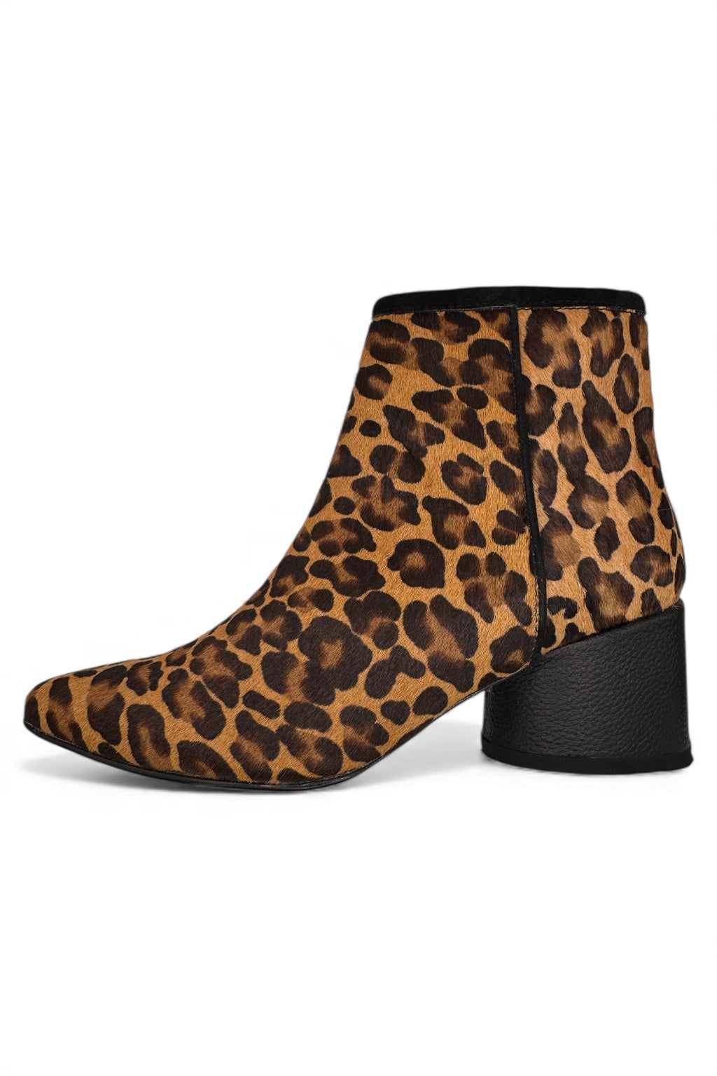 BOTINES DE PELO ESTAMPADO LEOPARDO