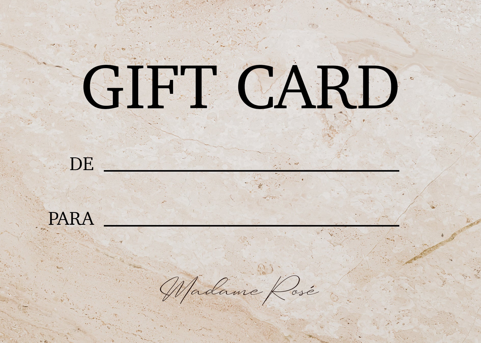 TARJETA DE REGALO